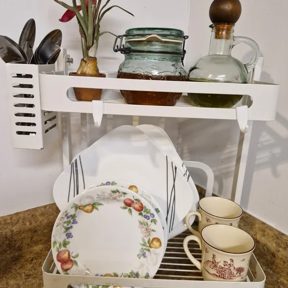 White Kitchen Dish Rack - Picture 5 of 5